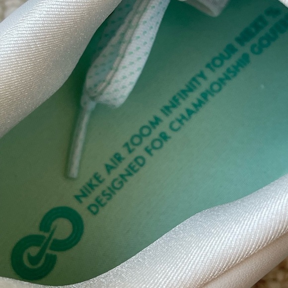 Nike Air Zoom Infinity Tour NEXT% Men’s Size 9 white Golf Shoes New - Picture 2 of 10